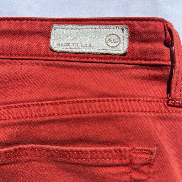 Adriano Goldschmied the stevie ankle slim straight leg Rust Size 27R - Picture 7 of 10